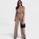 Michaela - Asymmetrical Set with Dramatic Sleeves
