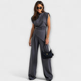 Michaela - Asymmetrical Set with Dramatic Sleeves