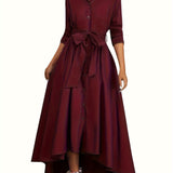 Martine | Perfect Buttoned Maxi Dress for Parties