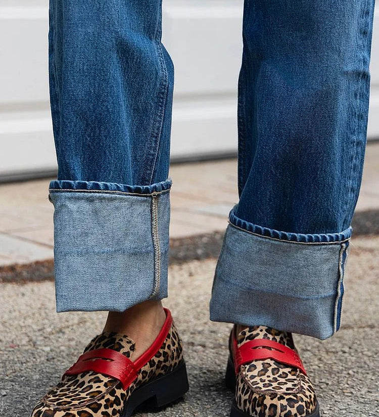 Roxie - Wild Print Loafers