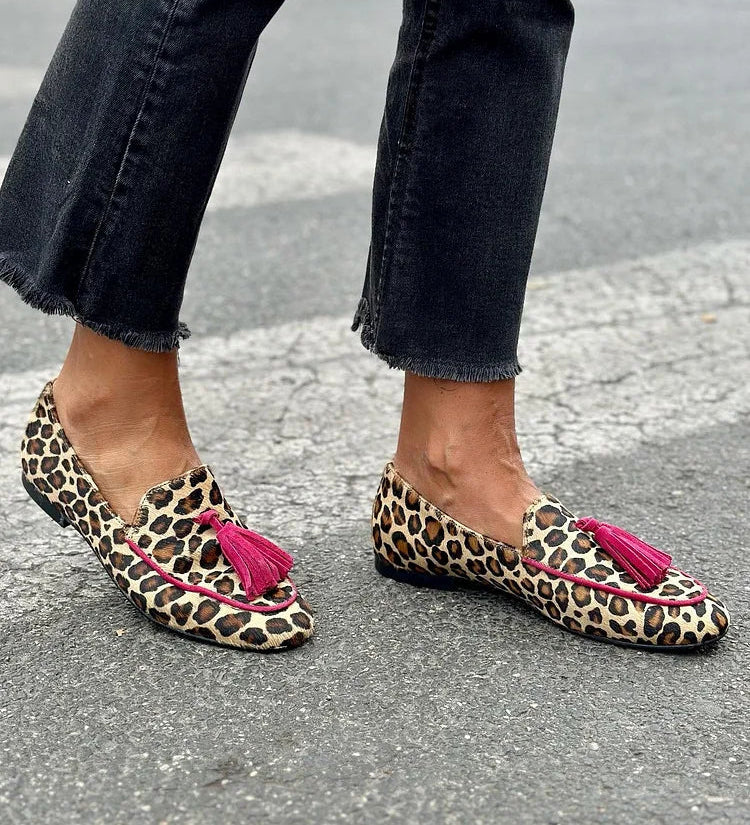 Rihanna - Leopard Print Loafers