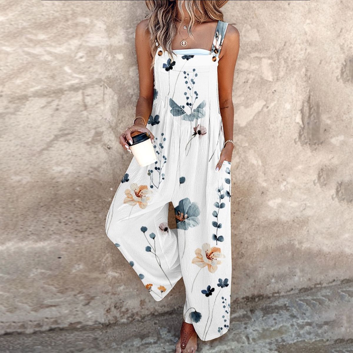 Amandine | elongated bohemian contrasting flower