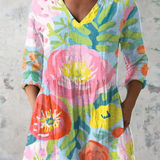 Clodagh | Long V-Neck Blouse