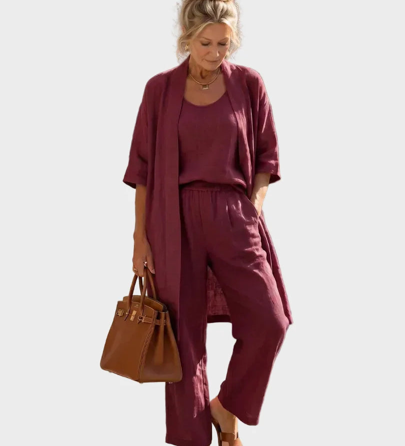 Linnea - Lightweight Linen Set