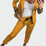 Ella - Women's Loose-Fitting Trouser and Blazer Set