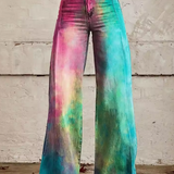 Hélène | Textured Bohemian Trousers