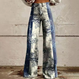 Pauline | Fluid Pattern Trousers