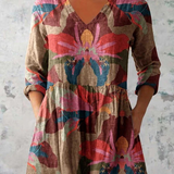 Sorcha | Long Blouse with V-Neck