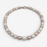 Necklace with Colourful Pearls