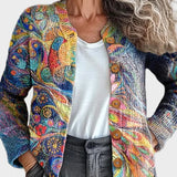 Kaleidra™ | Vibrant Artistic Cardigan