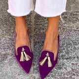 Portia - Boho Fringe Moccasins