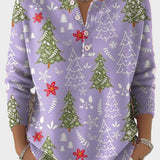 Iris - Christmas Jumper with Buttons