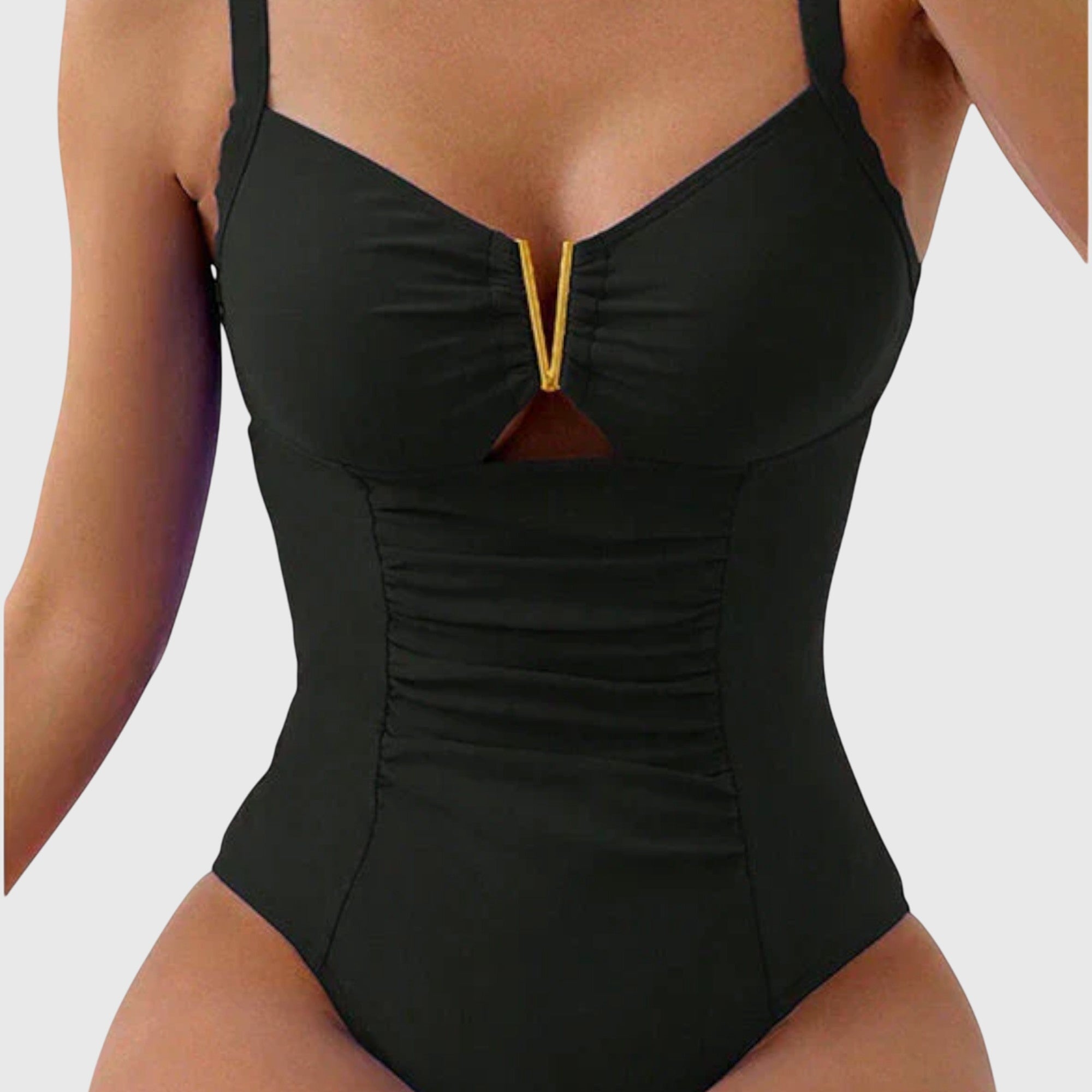 Émilie | Sculpting One-Piece Swimsuit with V-Neck