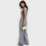 Michaela - Asymmetrical Set with Dramatic Sleeves