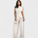 Michaela - Asymmetrical Set with Dramatic Sleeves
