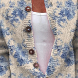 Clodagh | Buttoned Cardigan with Floral Print