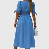Jacqueline | Elegant Denim Dress