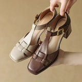 Éléonore | Square Toe Sandals