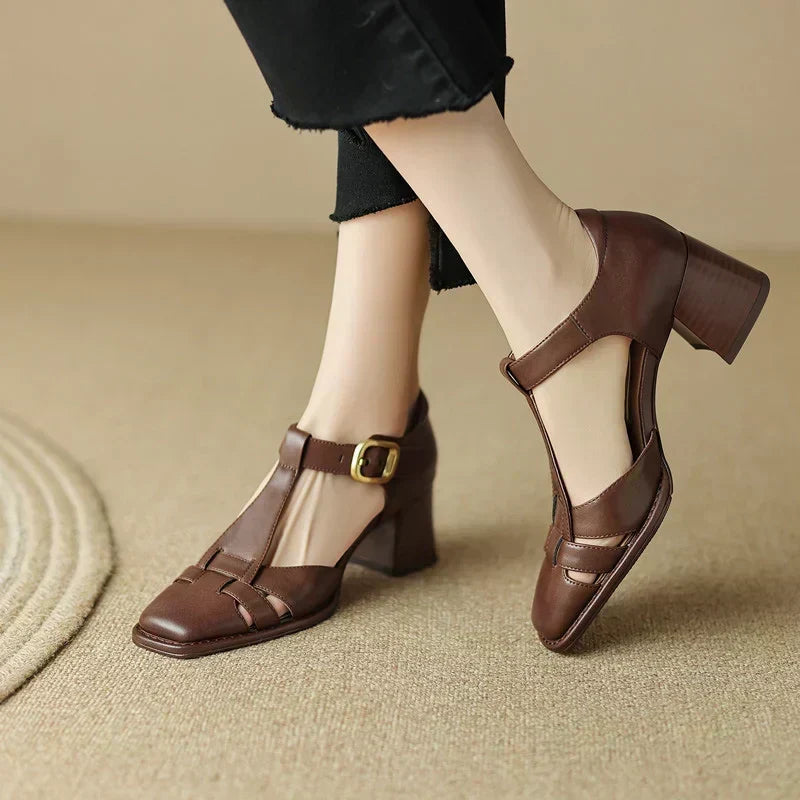 Éléonore | Square Toe Sandals