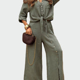 Mia - Women's Modern, Solid Colour, Two-Piece Suit