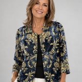 Suzanne | Ornate Open-Front Jacket