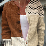 Emer | Knitted Cardigan with Minimalist Dots