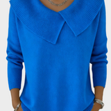 Lucia - Warm jumper with soft collar