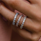 Elise – Double Band Diamond Ring