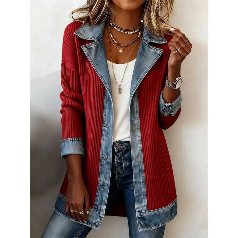 Celine | Contrast-Trim Tailored Jacket