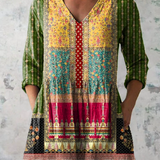 Caoimhe | Long Blouse with V-Neck