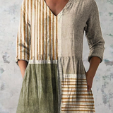 Méabh | Long Blouse with V-Neck