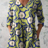 Róisín | Long Blouse with V-Neck