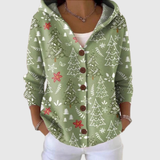 Sinéad | Hooded Button-Up Cardigan