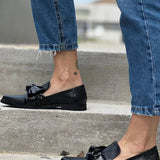 Chelsea - Elegant Moccasins with Bow