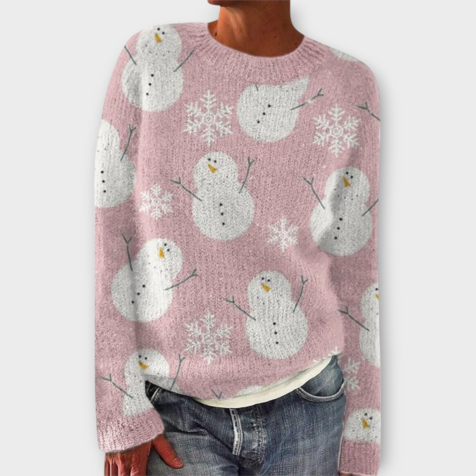 Simone - Cosy Cream Christmas Jumper
