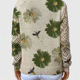 Bronwen | Floral Openwork Jumper