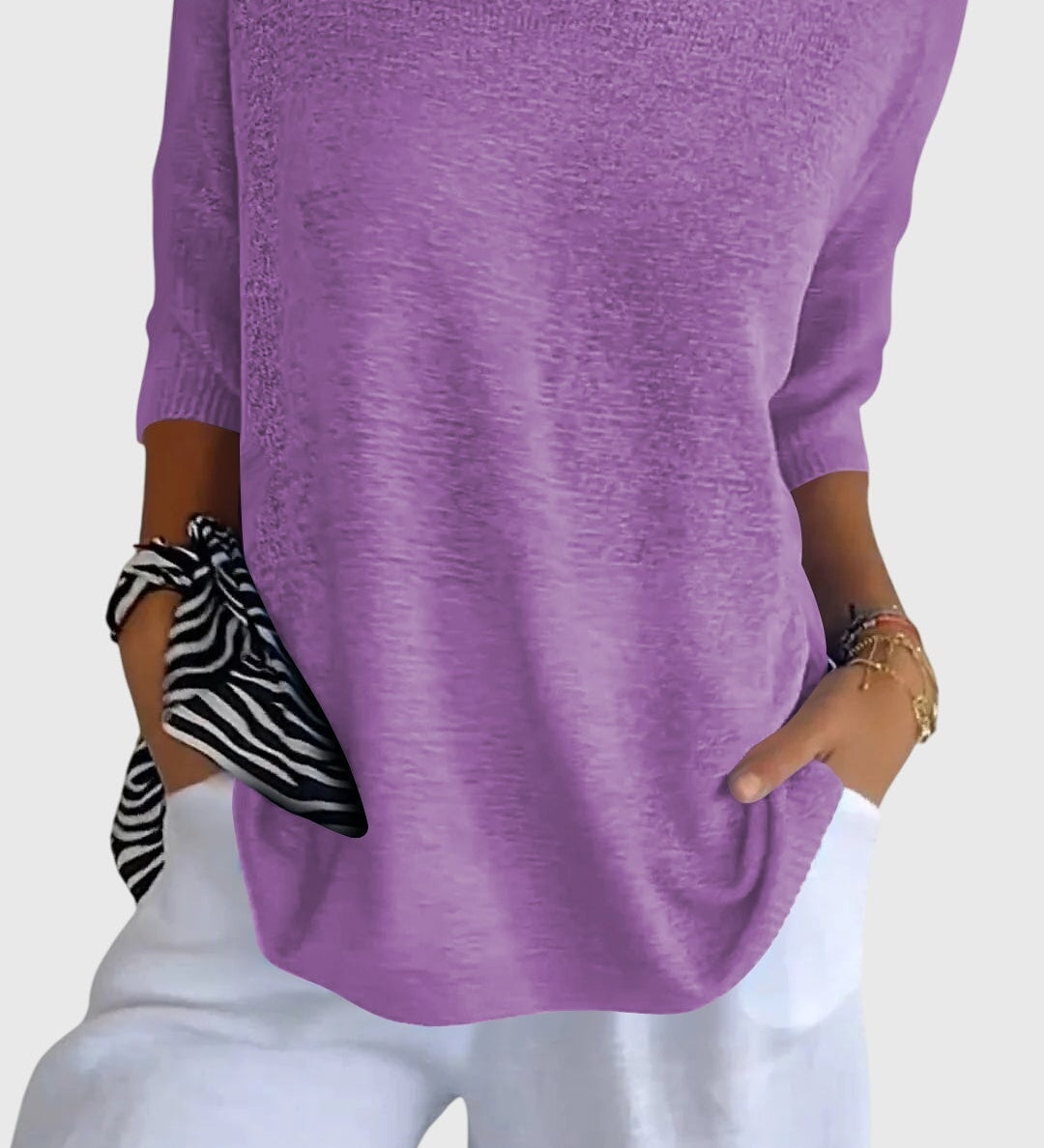 Caroline | Elegant V-Neck Top