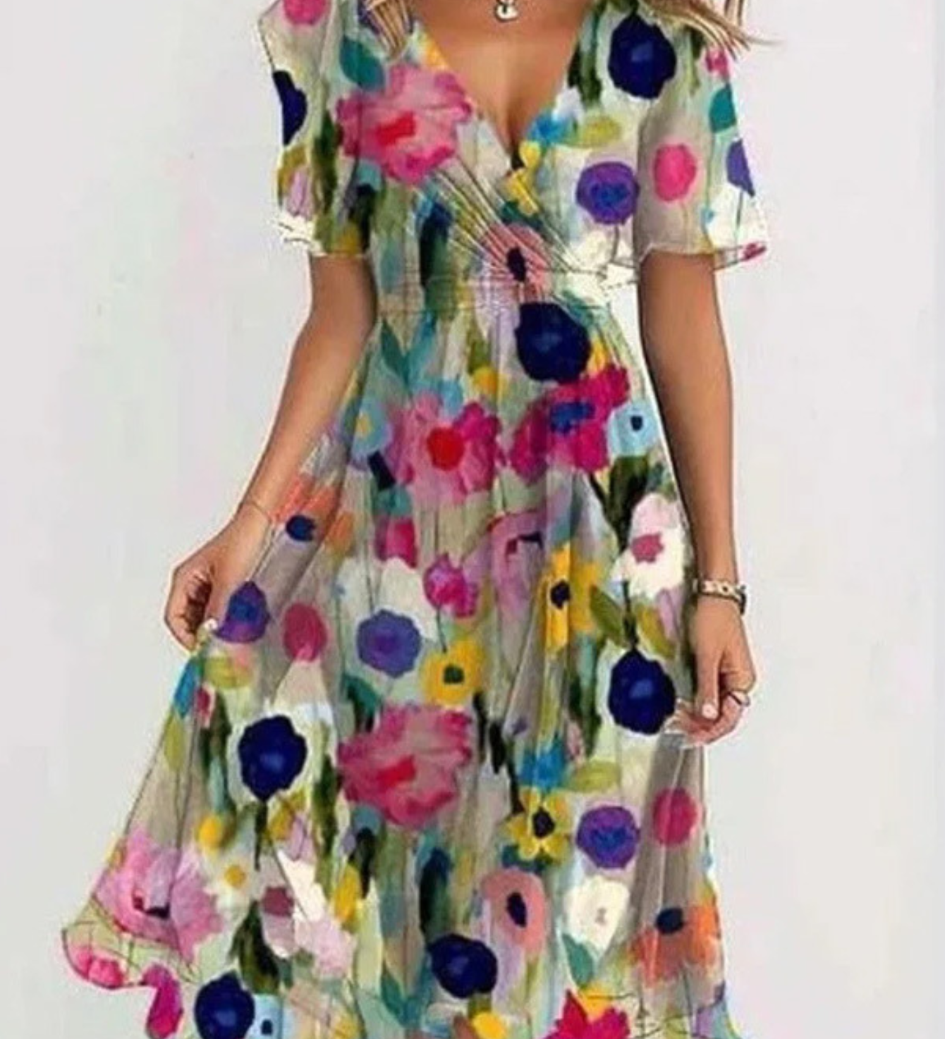 Matilda | Summer Dress with Belly Coverage