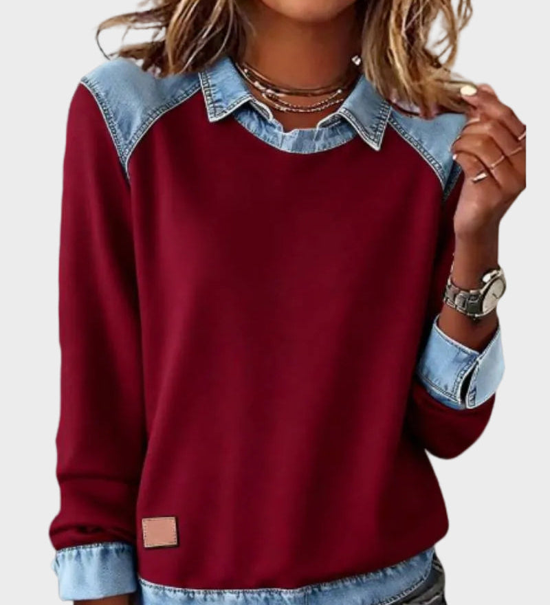 Ravit - Woven Denim Long Sleeve Shirt