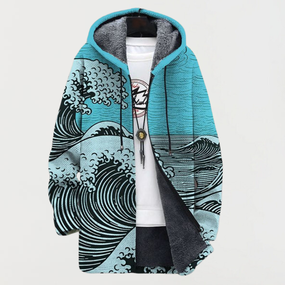 Caoimhe | Wavy Pattern Coat