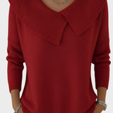 Lucia - Warm jumper with soft collar