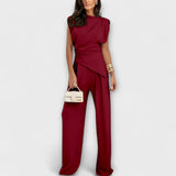 Michaela - Asymmetrical Set with Dramatic Sleeves