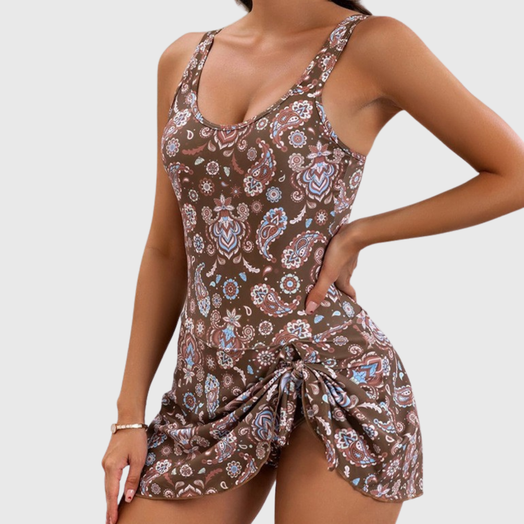Clara | One-Piece Swimsuit with Skirt