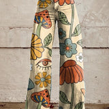 Solène | Soft Wild Pattern Trousers