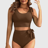 Auriane | High-Waisted Two-Piece Bikini Set
