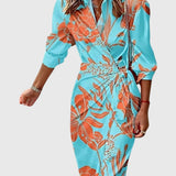 Everly | Elegant Wrap Dress with Print