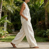 Ainhoa | Two-Piece Textured Linen Set