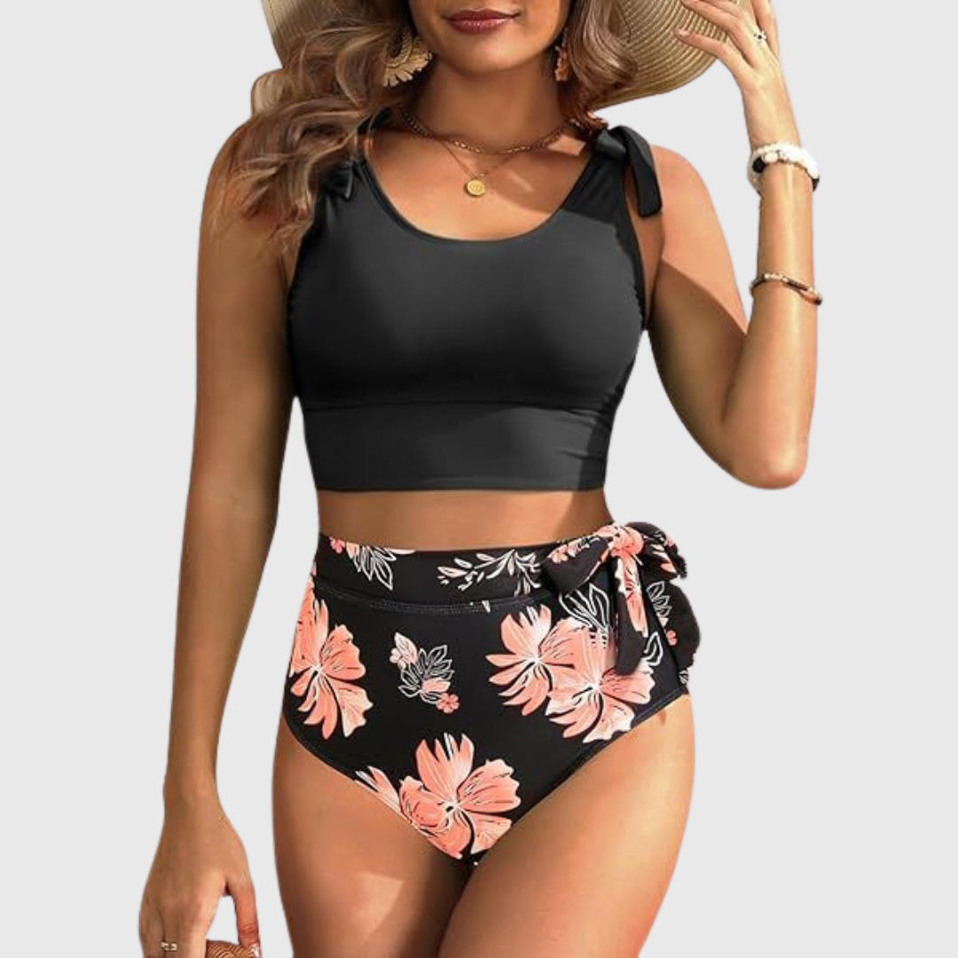 Auriane | High-Waisted Two-Piece Bikini Set