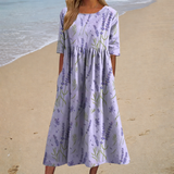 Thais - Chic and Comfortable Long Fluid Dress