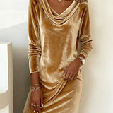 Joëlle | Loose Velvet Dress